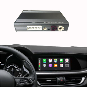 2018 Alfa Romeo Giulia/Stelvio Carplay nirkabel, Radio otomatis <span class=keywords><strong>Android</strong></span> <span class=keywords><strong>Bluetooth</strong></span> USB kontrol kemudi portabel Tautan cermin - Product Image 1
