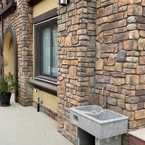 Materiales decorativos recubiertos de <span class=keywords><strong>piedra</strong></span> de Cemento Artificial de bajo costo al por mayor para Villa Pilar Art Stone para una estética mejorada - Product Image 6