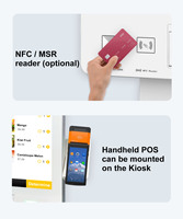 Distributeur automatique capacitif tactile de kiosque de billetterie d'auto-paiement pour l'autobus/métro/gare avec la fonction de commande de libre-service