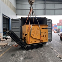 Concasseur à mâchoires sur chenilles, machine mobile de concassage de pierres avec une capacité de 10-20t/h, garantie 1 an pour le concassage de granit et de calcaire en carrière