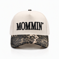 Gorra de Béisbol Personalizada de 5 Paneles, con Logotipo Bordado en 3D, Estilo Trucker, Visera Curva Ajustable, Cierre a Presión, 100% Algodón