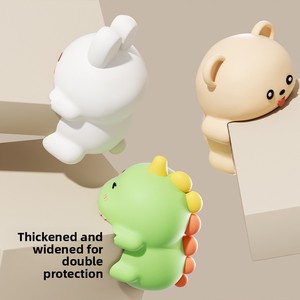 Protezioni angolari in silicone per parapiedi, protezioni per tavoli con bordi morbidi, strisce anti-impatto sicure per bambini, resistenti agli urti in stile cartone animato - Product Image 1