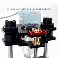 REALMAX W-34 Banc de travail de précision pour défonceuse à bois, réglable de 65 mm à 69 mm, avec plaque de montage