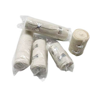 Venda elástica reutilizable de 59 pulgadas, gasa de algodón blanca para deportes, boxeo, fitness, soporte para tobillo y muñeca, suministros de terapia de rehabilitación - Product Image 1