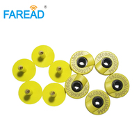 Etiqueta de Oreja RFID Reutilizable ISO11784/5 FDX-B de 30 mm para Animales, 134.2KHz, Etiqueta de Oreja para Vacas, TPU, Gestión de Ganado, EID