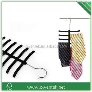 OWENTEK 6-Schichtiger Edelstahl Rutschfester PVC-Krawatten-Gürtel-Schal-Aufhänger für Badezimmer Küche Wohnzimmer Gewürzaufbewahrung - Product Image 6