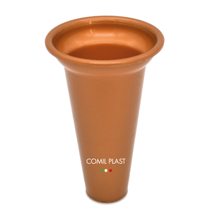 Vase en plastique de style européen de qualité supérieure COMIL PLAST C711, remplacement pour niche à anneaux en bronze, mausolée, crypte, hauteur 4,2 - Product Image 1