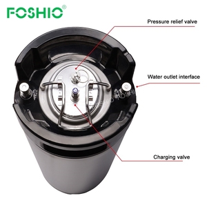 Foshio China - Pulverizador Presurizado Comercial de <span class=keywords><strong>Alta</strong></span> Presión de 5 Galones (19L) de Acero Inoxidable para Vinilo Automotriz y Tintado de Ventanas - Product Image 6