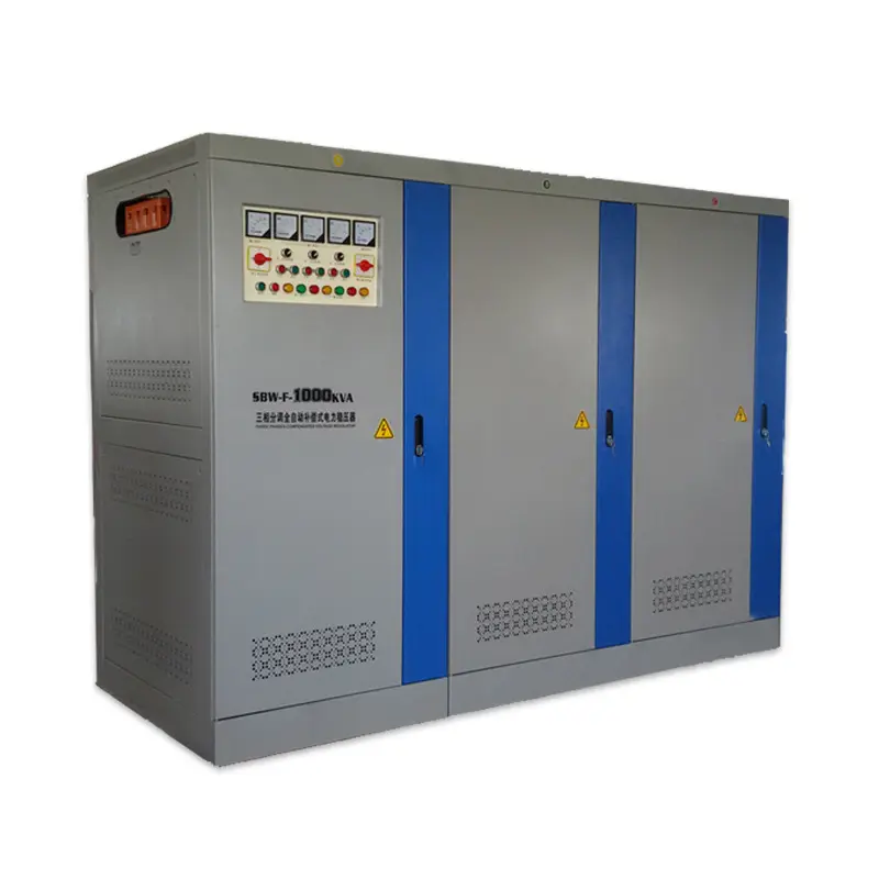 1000KVA output 1140V 380V three-phase fully automatic compensated power voltage regulator