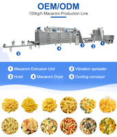 Machine de fabrication automatique de macarons, de pâtes et de spaghetti en acier inoxydable à haute efficacité d'usine