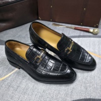 Nouveaux Mocassins Penny Homme 2026 en Cuir Gaufré Crocodile, Chaussures Classiques à Enfiler Finition Faite Main