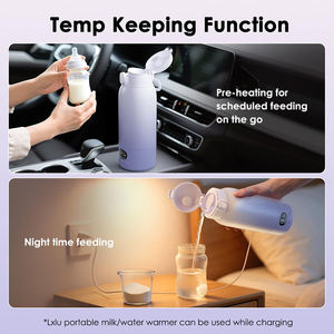 <span class=keywords><strong>Chauffe</strong></span>-lait portable pour bébé, <span class=keywords><strong>chauffe</strong></span>-<span class=keywords><strong>biberon</strong></span> sans fil, appareil électrique pour réchauffer le lait, tasse à bouillir, <span class=keywords><strong>chauffe</strong></span>-<span class=keywords><strong>biberon</strong></span> pour voiture - Product Image 4