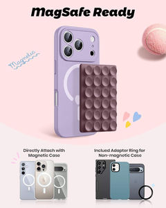 Support magnétique pour téléphone compatible avec les appareils détachables, fabriqué en silicone durable + matériau magnétique, support de tableau de bord, support de bureau - Product Image 2