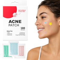 Patchs Hydrocolloïdes Personnalisés en Forme d'Étoile, Respectueux de la Peau, Holographiques, en Forme de Cœur et d'Animaux, Respirants, pour le Soin de l'Acné