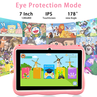 Nouvelle tablette éducative Android 9.0 P+G avec écran IPS rose ou bleu, mini tablette 7 pouces pour enfants, garçons et filles