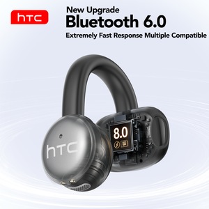 HTC NE15 AI Open Wireless <strong>Headset</strong> for <strong>Bluetooth</strong> 6.0 Ear Clip ENC Noise Reduction HiFi Sound Quality Bass TWS Earphones - Product Image 4