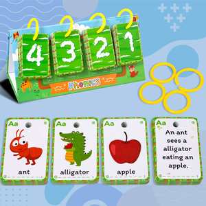 Fournitures pour l'école à domicile, maternelle, préscolaire, 104 pièces, jeux d'apprentissage des phonèmes et des phrases pour les tout-petits, les élèves de la 1ère et 2ème année - Product Image 3