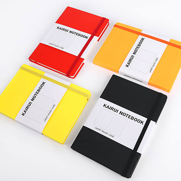 High Quality Matte Printing Recycled A5 A6 A7 Hardcover Custom Printing Linen  Notebook With Custom Logo