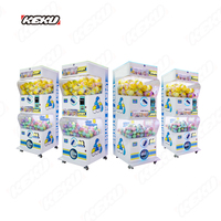Machine de jeu d'arcade à monnayeur personnalisable KEKU à double étage, distributeur de capsules Gacha et de jouets Gachapon