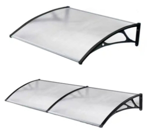 Nhựa tán che mưa cho ban công tường không thấm nước tán thiết kế mái hiên - Product Image 3