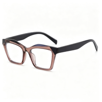 Lunettes anti-lumière bleue SM26012, monture PC œil de chat, lunettes d'ordinateur unisexes, lunettes optiques, verres correcteurs bloquant la lumière bleue