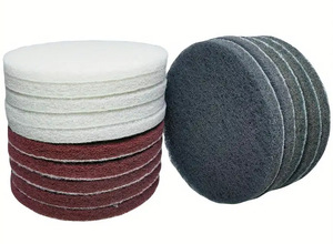 Disco Abrasivo Industriale da <span class=keywords><strong>5</strong></span> Pollici con Velcro - Disco in Nylon Diamantato per Sbavatura e Pulizia Efficiente - Product Image 5