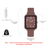 WJ-10870 vente en gros 2023 nouveaux modèles montres de luxe mignon usine femmes bracelet en silicone caoutchouc montres à quartz