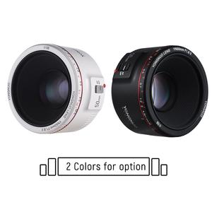 Lente YONGNUO YN50mm F1.8 II en Oferta, Lente de Cámara de Fotograma Completo AF/MF, Montura EF EOS para Canon Rebel T6 EOS 450D 500D 650D <span class=keywords><strong>700D</strong></span> 750D 800D - Product Image 3