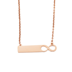 <span class=keywords><strong>Collier</strong></span> <span class=keywords><strong>Infini</strong></span> <span class=keywords><strong>Personnalisé</strong></span> en Acier Inoxydable Poli Miroir pour <span class=keywords><strong>Femme</strong></span> et Fille, Design Chiffre Huit, <span class=keywords><strong>Collier</strong></span> <span class=keywords><strong>Infini</strong></span> Vierge - Product Image 6