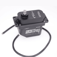 GXservo 500KG Servomoteur Brushless à Grand Couple et Grand Angle 24V avec Engrenages en Acier et Roulement à Billes 2BB 93500BLS pour Robot Industriel Personnalisable PWM RS485