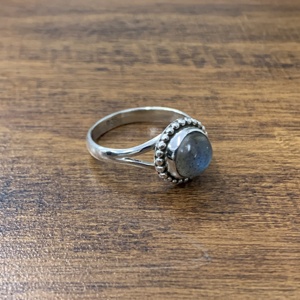 Designer 925 Sterling Silver Women's <b>Ring</b> <b>Labradorite</b> Stone Handmade Shape Antique Style Wedding Engagement Party Gift Direct - Product Image 3