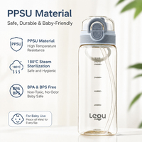 Bouteille d'eau unisexe en plastique de qualité alimentaire, écologique, avec filtre à thé intégré, paille, sangle de transport, anti-fuite, idéale pour le camping