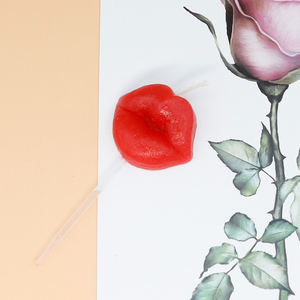 Décoration de fête bougie d'<span class=keywords><strong>anniversaire</strong></span> drôle lèvres bougie d'<span class=keywords><strong>anniversaire</strong></span> Design dans gâteau - Product Image 5