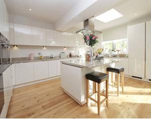 Îlot de cuisine avec évier, armoires de cuisine multifonctionnelles personnalisées, personnalisation complète de la cuisine, armoires murales/de base - Product Image 6