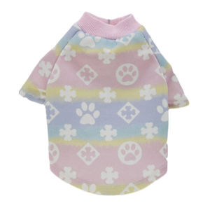 Vêtements pour chien de marque de luxe <span class=keywords><strong>Vuitton</strong></span> Luis, t-shirt d'été mignon avec empreinte de patte, matière polyester, motif animal athlétique pour animaux de compagnie - Product Image 4