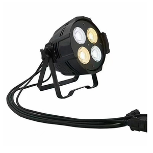 Lámpara de Relleno COB de Cuatro Ojos con Brillo Suave, Control DMX512, LED Blanco Cálido Regulable para Iluminación de Escenarios, 3500K, Aleación de Aluminio, IP20 - Product Image 1
