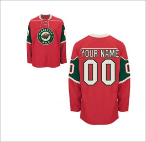 CAMISETA DE HOCKEY SOBRE HIELO A PRECIO BARATO DEPORTE DE DISEÑO OEM CAMISA PERSONALIZADA EN TODOS LOS COLORES Y TALLAS - Product Image 5