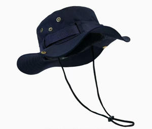 Sombrero de pescador de viaje al aire libre de verano con ala grande Sombrero de Sol de almacenamiento de tela de doble cara - Product Image 3
