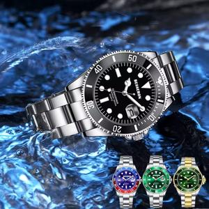 Reloj de Pulsera Besseron de Lujo para Hombre, Caja Redonda de Acero Inoxidable, Personalizable, con Cristal de Cuarzo, Incluye Caja - Product Image 5