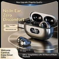 Meilleures ventes X22 Écouteurs à conduction osseuse à clip d'oreille Q80 Écouteurs de sport étanches IPX6 avec commande vocale tactile