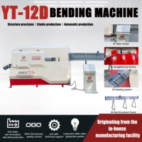 Machine automatique de cintrage et de formage d'étriers en acier, nouvelle machine CNC avec moteur 37,5 kW, PLC, pour le redressement et la découpe des barres d'armature