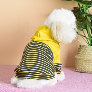 Gilet di lusso per animali domestici con cappuccio alla moda vestiti per animali domestici tute per <span class=keywords><strong>cani</strong></span> a strisce per piccole <span class=keywords><strong>razze</strong></span> all'ingrosso felpa con cappuccio per <span class=keywords><strong>cani</strong></span> Streetwear - Product Image 5