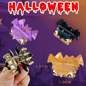 Pinzas para el Cabello con Forma <span class=keywords><strong>de</strong></span> Alas <span class=keywords><strong>de</strong></span> Murciélago Góticas <span class=keywords><strong>de</strong></span> <span class=keywords><strong>Halloween</strong></span>, Accesorios Pequeños <span class=keywords><strong>de</strong></span> Metal con Brillantina para el Cabello para Mujeres - Product Image 2