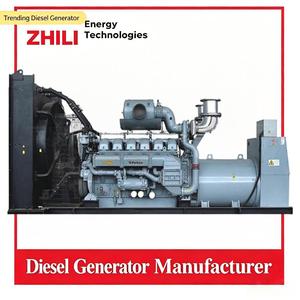 Générateur moteur robuste à cadre ouvert de 1500 kW 1875 kVA triphasé pour chantier et espace de travail, haute capacité, Brésil - Product Image 3