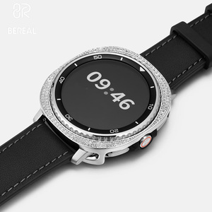 Iced Out Hip Hop Style Apple Watch 925 Silver Diamond Watch <b>Case</b> Hot Selling Vvs Moissanite Bezel <b>Case</b> Cover Apple Watch Jewelry - Product Image 3