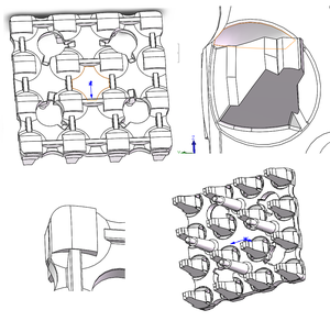 A&R <span class=keywords><strong>LED</strong></span> 렌즈 산업용 플라스틱 사출 성형 PMMA 구형 90*126 빔 각도 93% 광 투과율 - Product Image 4