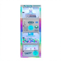 Nouvelle machine distributrice de style arcade à double griffe - Vente en gros directe du fabricant - Modèle commercial à monnayeur en métal et verre trempé