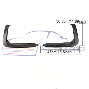 Alette anteriori in fibra di carbonio per facelift S5, canard per S5 B9 <span class=keywords><strong>A5</strong></span> Sline 2017 2018 <span class=keywords><strong>2019</strong></span>, tra i più venduti - Product Image 4