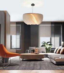 Lampu Gantung PVC Desain Kreatif Nordik Lampu Gantung Wabi Sabi untuk Ruang Makan Restoran Rumah Desainer - Product Image 3