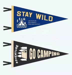 Drapeau de fanion en feutre de publicité personnalisée en gros d'usine pour les drapeaux et bannières promotionnels personnalisés de sport - Product Image 3